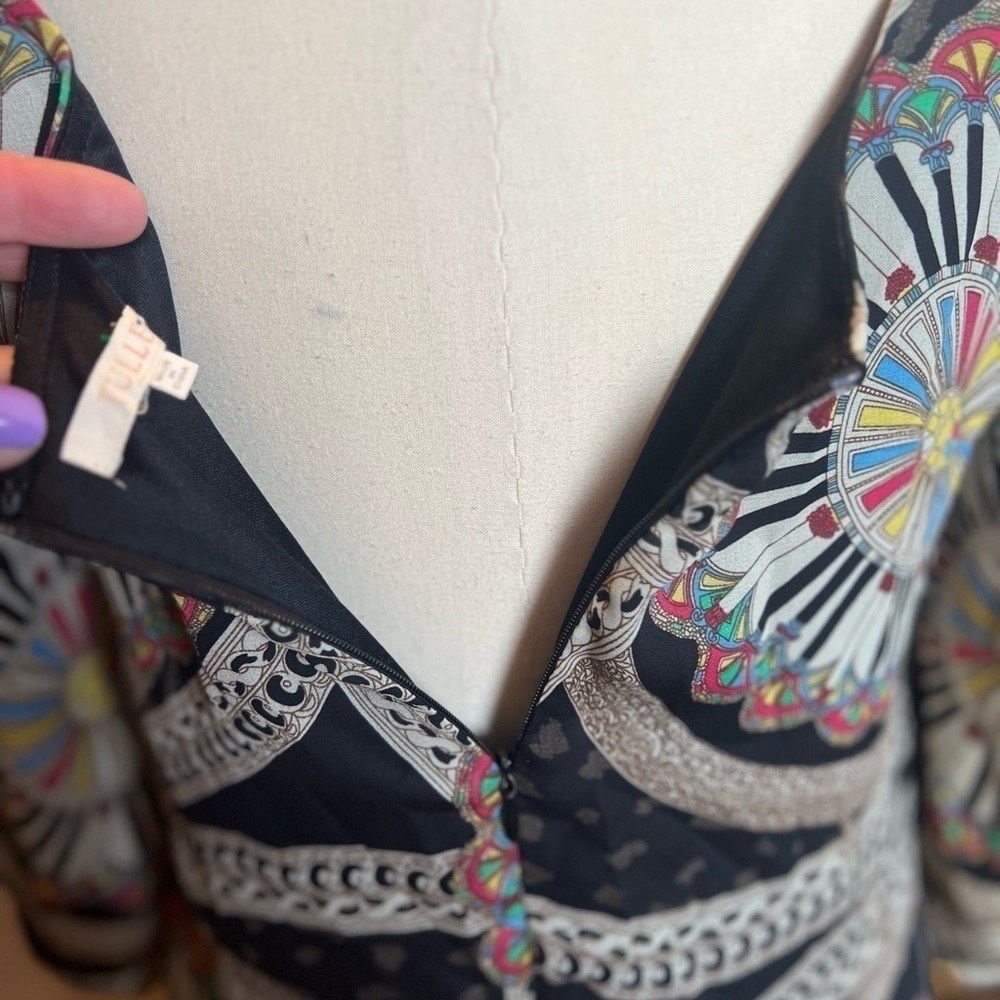 ANTHROPOLOGIE Tulle mini geometric dress - Picture 5 of 5